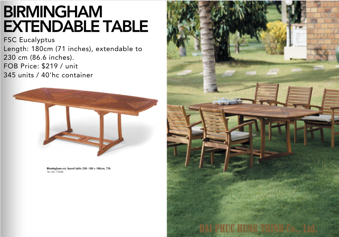 Vietnam outdoor table furniture