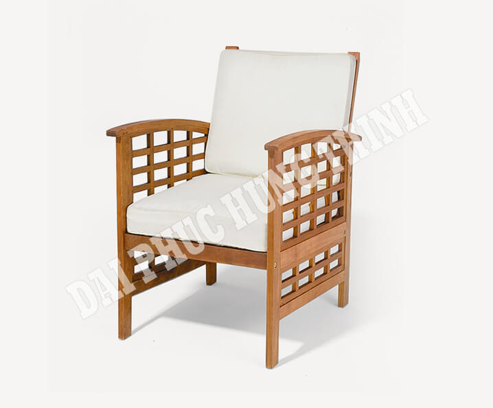 Dubai armchair with cushion