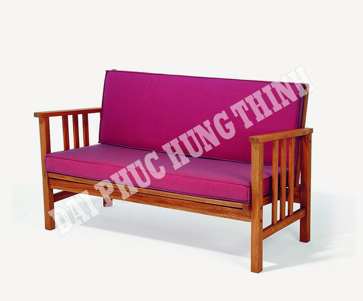 Tuscano 2 seater bench with cushion