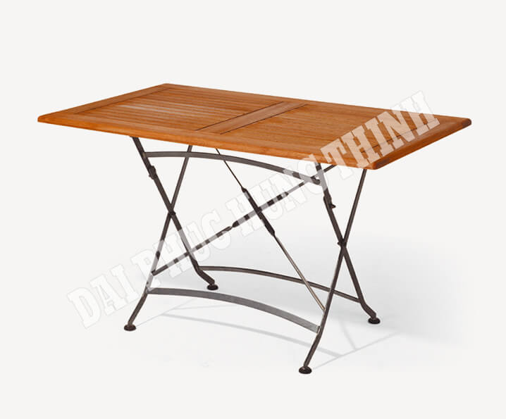 Barolo folding rect. table 125x75cm, 75h