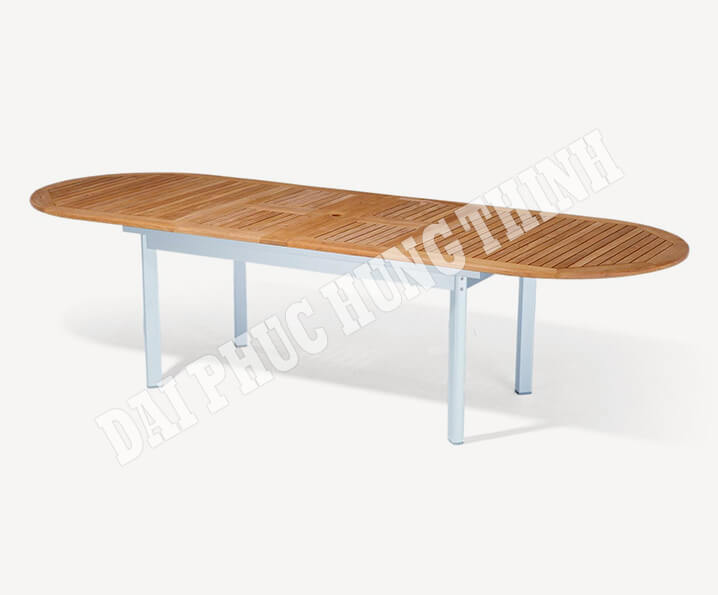 Benfica ext. oval table 290-250-210x100cm, 75h