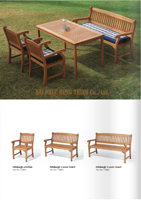 eucalyptus wooden furniture outdoor bench